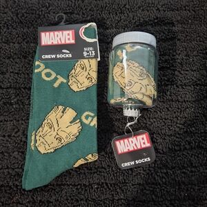 Marvel Green Groot Socks